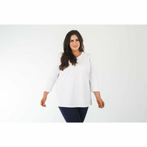 Mellomi Nicola Reversible Top in White - Wardrobe Plus