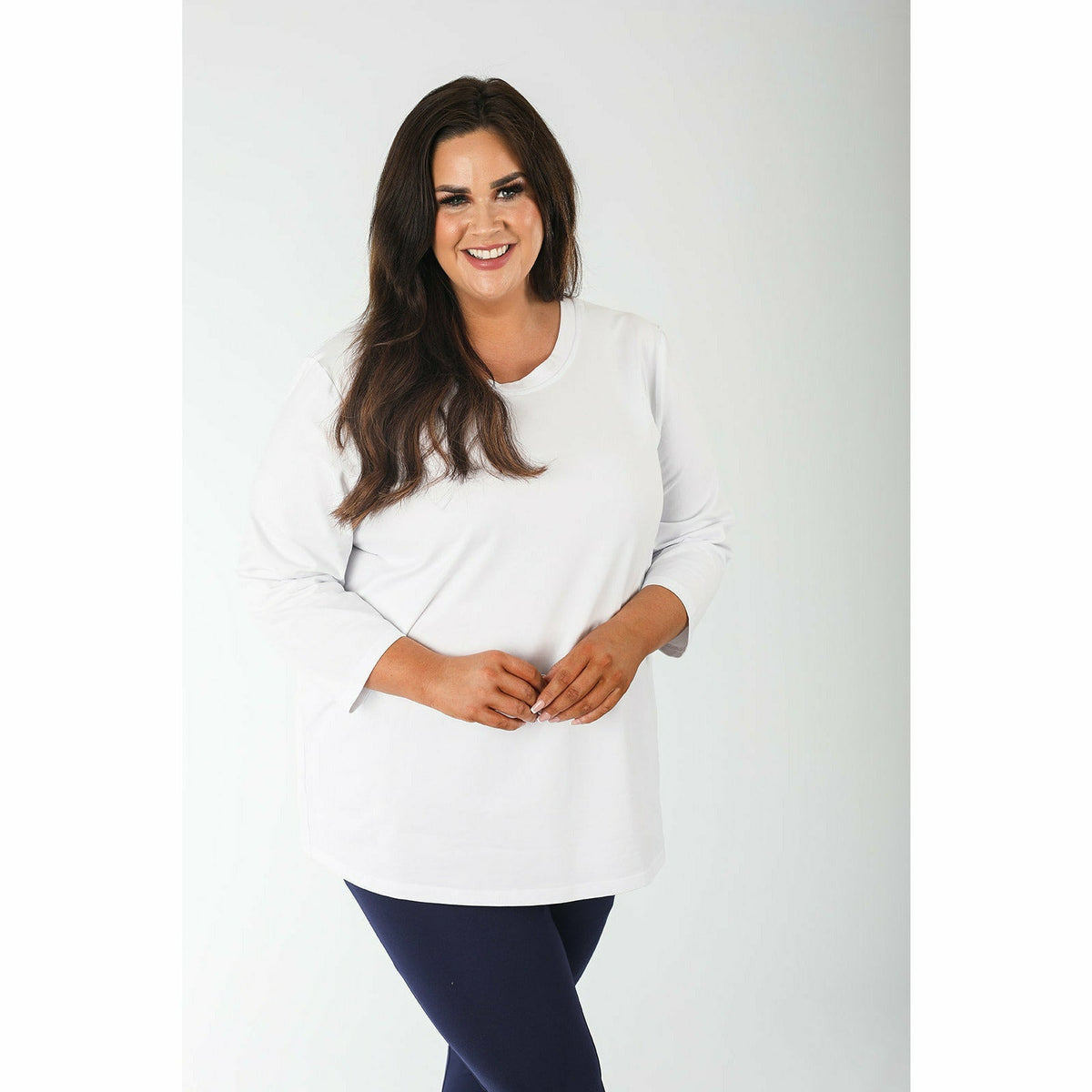 Mellomi Nicola Reversible Top in White - Wardrobe Plus