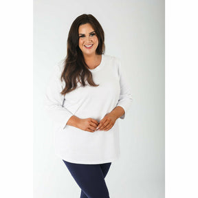 Mellomi Nicola Reversible Top in White - Wardrobe Plus