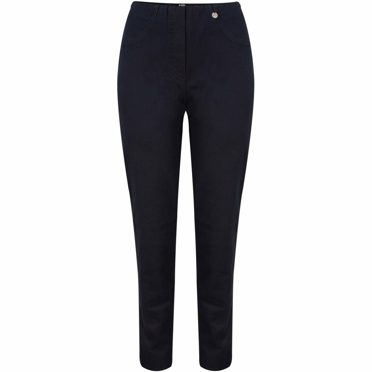 Robell 7/8ths Trousers | Navy - Wardrobe Plus