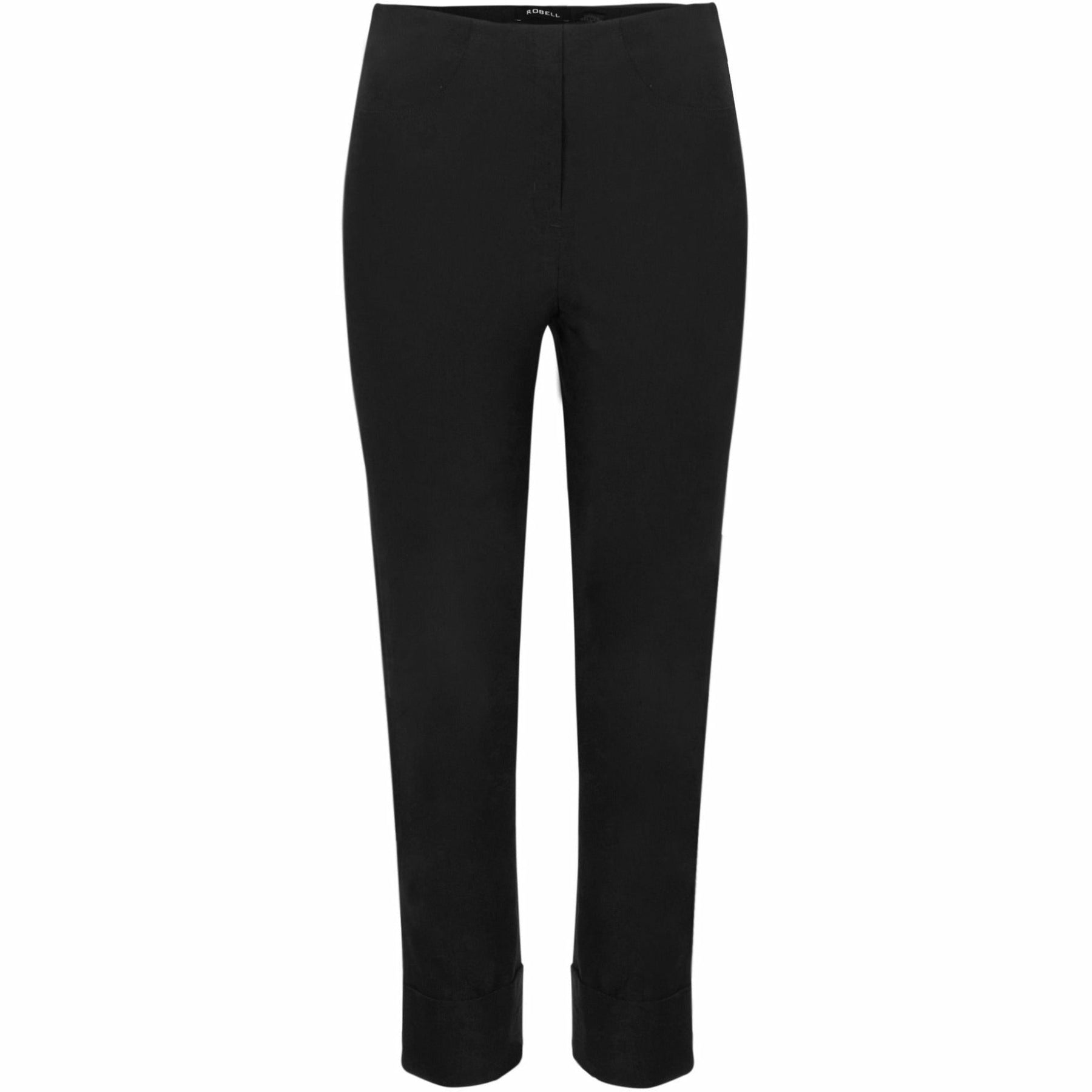 Robell 7/8ths Trousers | Black - Wardrobe Plus