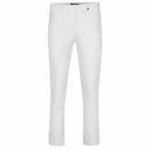 Robell 7/8th Trousers | White - Wardrobe Plus
