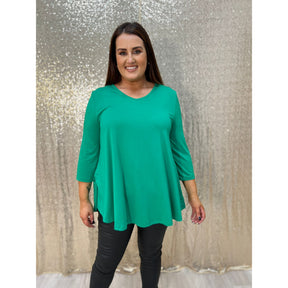 Mellomi Julie Reversible Top in Green - Wardrobe Plus