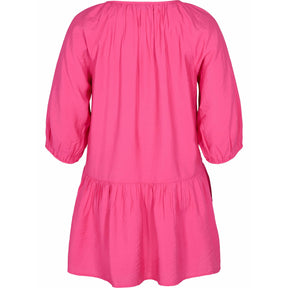 Zizzi A-Line Tunic in Pink - Wardrobe Plus