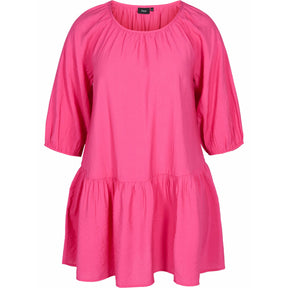 Zizzi A-Line Tunic in Pink - Wardrobe Plus