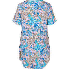 Zizzi Bloom Dress in Floral Pattern - Wardrobe Plus