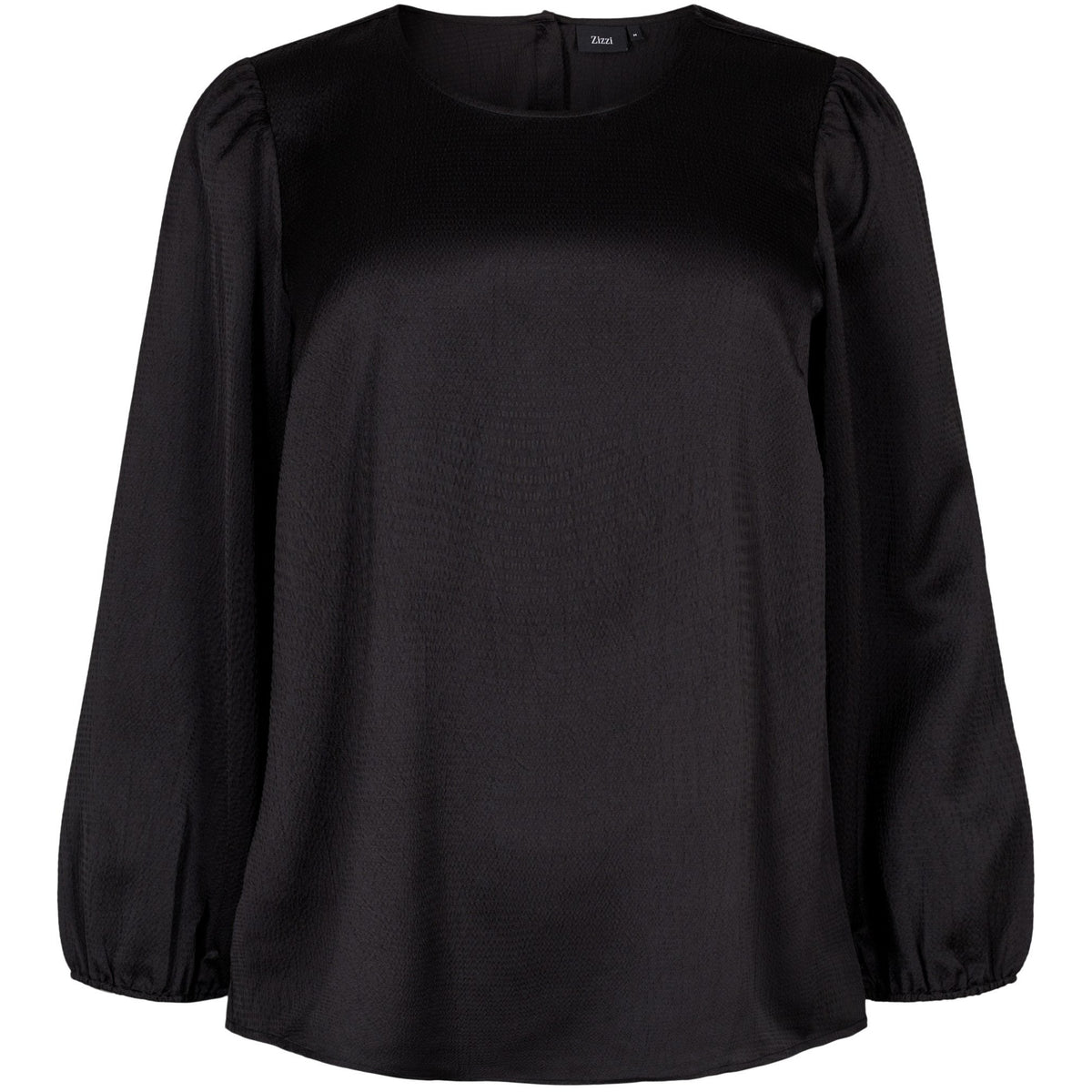 Zizzi Kim Blouse in Black - Wardrobe Plus