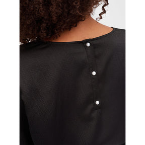 Zizzi Kim Blouse in Black - Wardrobe Plus