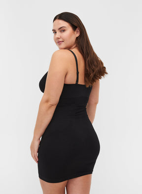 Zizzi Shapewear Dress in Black - Wardrobe Plus