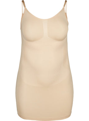 Zizzi Shapewear Dress in Nude - Wardrobe Plus