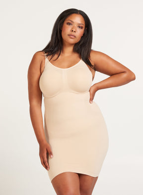 Zizzi Shapewear Dress in Black, Plus Size Clothing