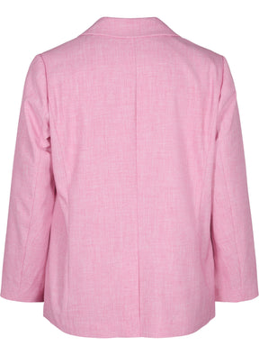Zizzi Koopa Blazer in Rose - Wardrobe Plus