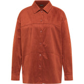 Barbara Lebek Shirt in Burnt Orange - Wardrobe Plus