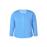 Zhenzi Reimer Soft Cardigan in Sky Blue - Wardrobe Plus