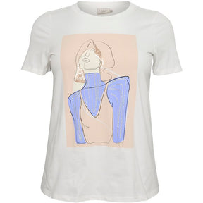 Kaffe Curve Mola Graphic T-shirt - Wardrobe Plus