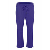 Kaffe Coletta Trousers in Purple - Wardrobe Plus