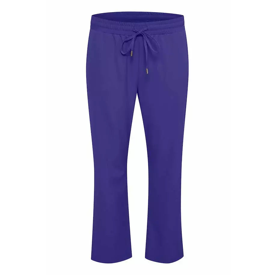 Kaffe Coletta Trousers in Purple - Wardrobe Plus