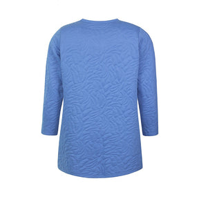 Zhenzi Reimer Longline Cardigan in Blue - Wardrobe Plus
