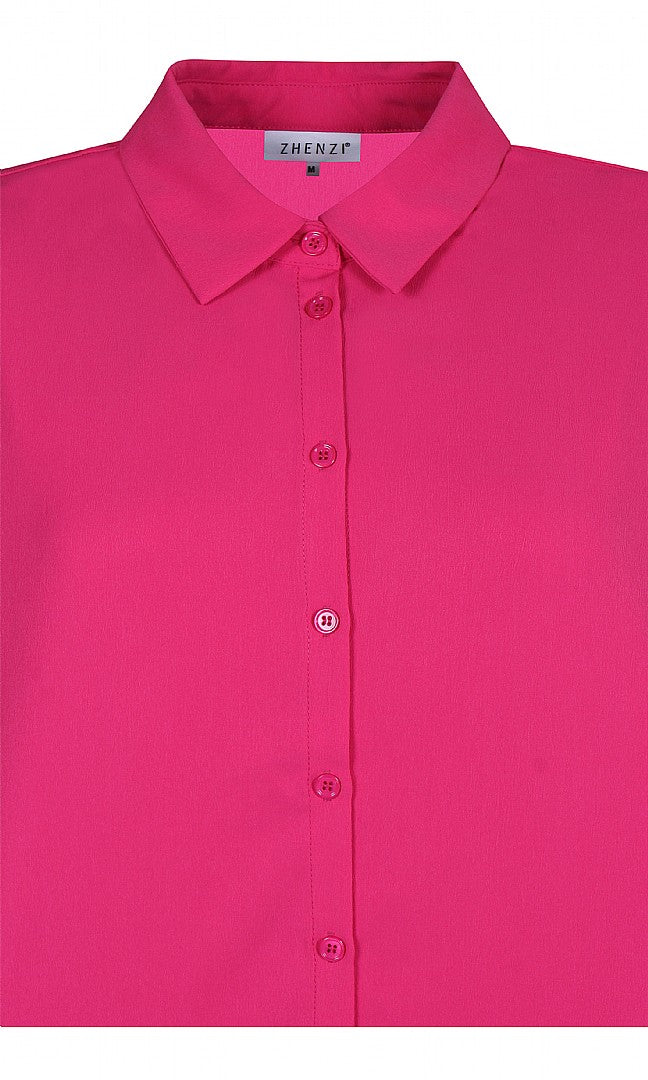 Zhenzi Nalani Shirt in Pink - Wardrobe Plus