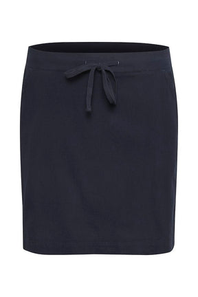 Kaffe Curve Nana Skirt in Navy - Wardrobe Plus