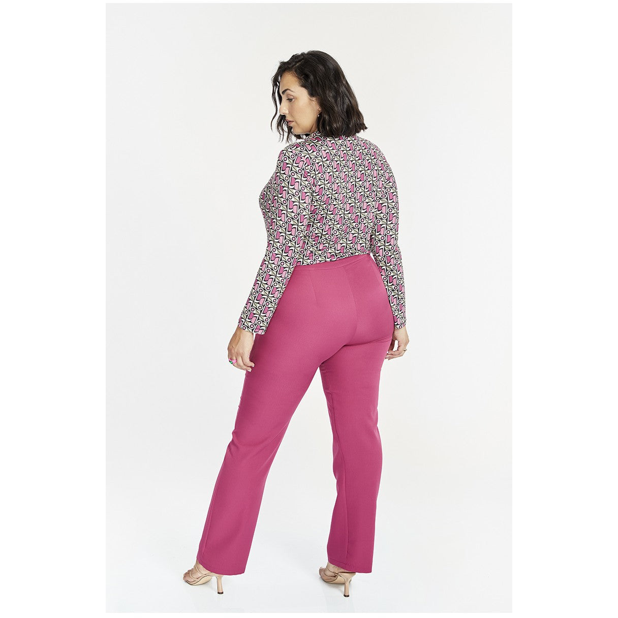 SPG Tailored Trouser in Pink - Wardrobe Plus