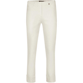 Robell 7/8ths Trousers | Cream - Wardrobe Plus