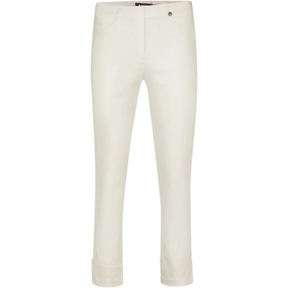 Robell 7/8ths Trousers | Cream - Wardrobe Plus