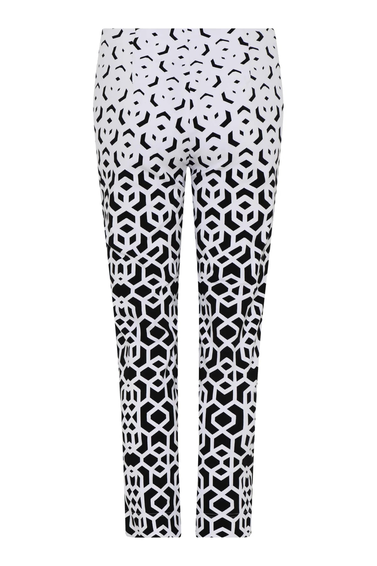 Robell Trousers in Geo Monochrome